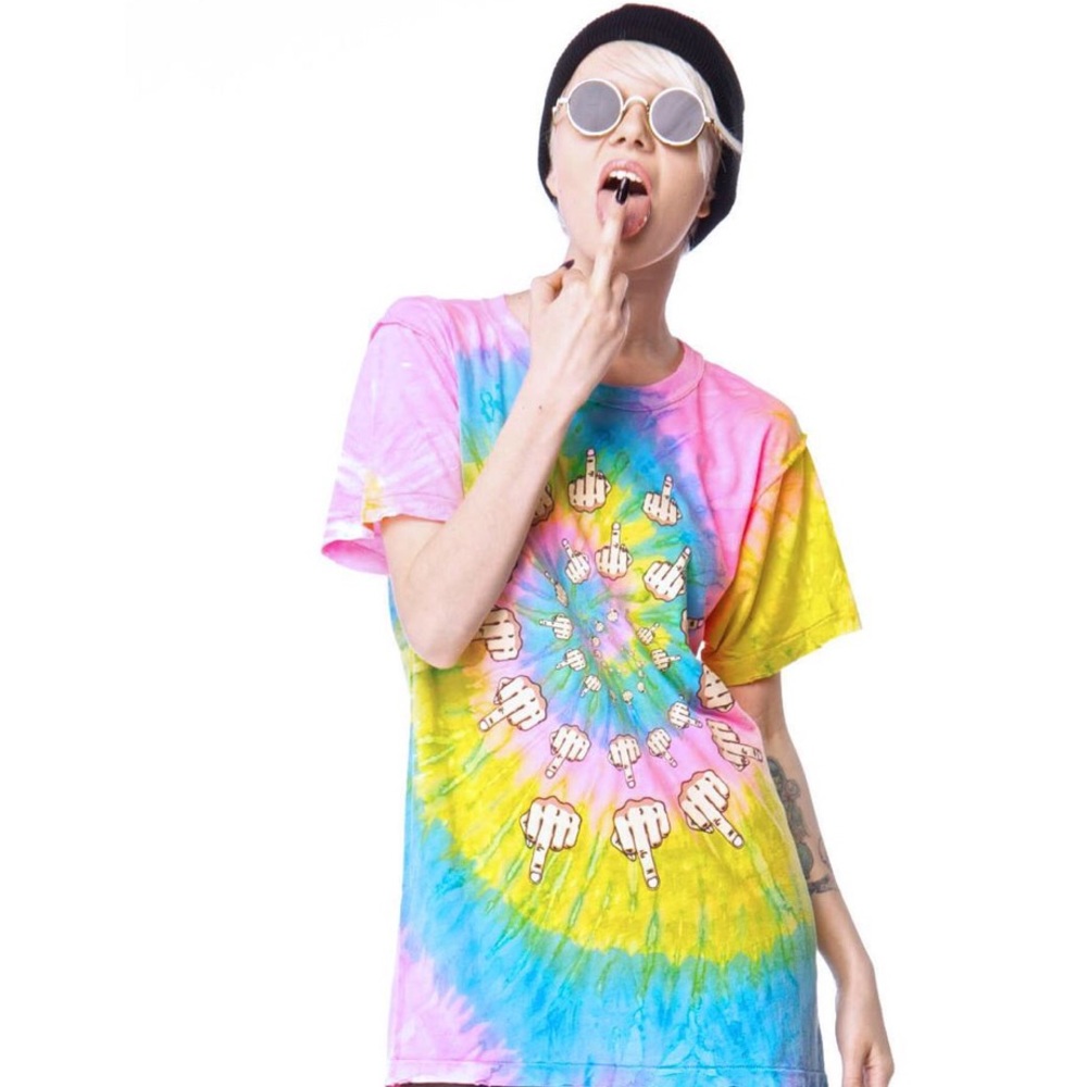 UNIF F YOU TIE DYE TEE 🖕🏼🤭💖